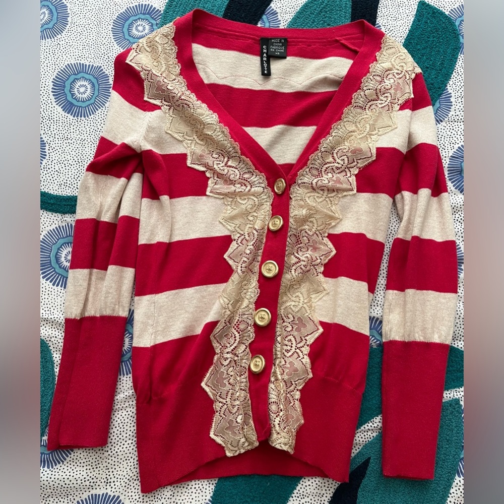 Sweater, stripes, xs
